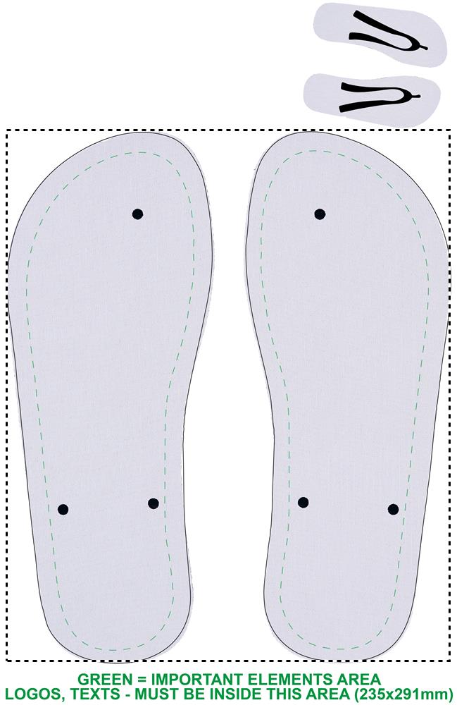 Area di stampa Slippers