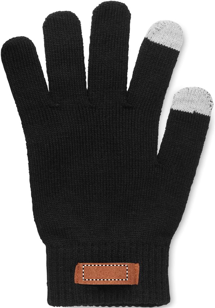 Area di stampa Glove left